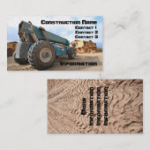 建設業カード 名刺 (正面/裏面)