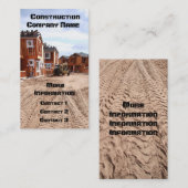 建設業カード 名刺 (正面/裏面)