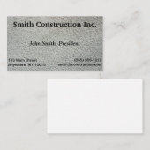 建設業カード 名刺 (正面/裏面)