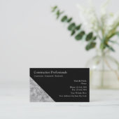 建設業カード 名刺 (スタンド正面)