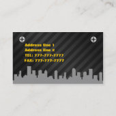 建設業カード 名刺 (裏面)