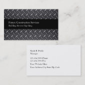 建設業カード 名刺 (正面/裏面)