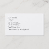 建設業カード 名刺 (裏面)