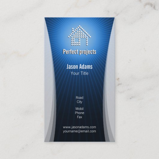 建設業カード 名刺 (正面)