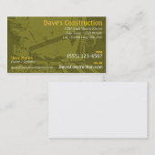 建設業カード 名刺 (正面/裏面)