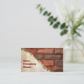 建設業カード 名刺 (スタンド正面)