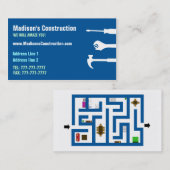 建設業カード 名刺 (正面/裏面)