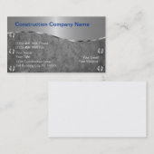 建設業カード 名刺 (正面/裏面)