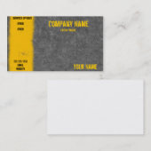 建設業カード 名刺 (正面/裏面)