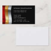 建設業カード 名刺 (正面/裏面)