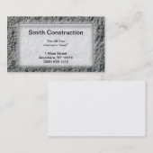 建設業カード 名刺 (正面/裏面)