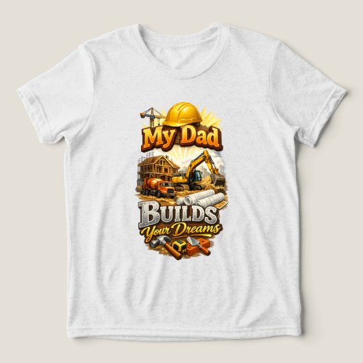 建設業者の方へ (1) トライブレンドTシャツ (デザイン正面)