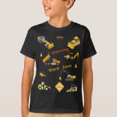建設注意作業区域 Tシャツ (正面)