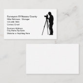 建設測量士の名刺（新規） 名刺 (正面/裏面)