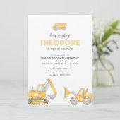 建設現場の誕生日パーティーに全てを投げ出そう 招待状 (スタンド正面)