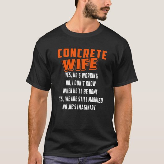 建設現場の頑丈な妻 コンストラクター・作業員のために Tシャツ (正面)