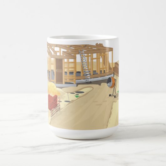 建設現場 コーヒーマグカップ (中央)