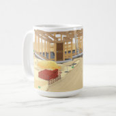 建設現場 コーヒーマグカップ (正面左)