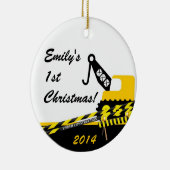 建設用クレーンのパーソナライズな一流のオーナメント セラミックオーナメント (右)