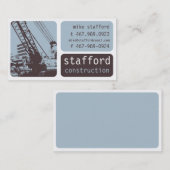 建設用クレーンの名刺 名刺 (正面/裏面)