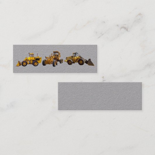 建設用機器カード スキニー名刺 (正面/裏面)