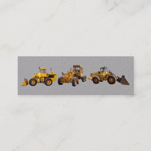 建設用機器カード スキニー名刺 (正面)