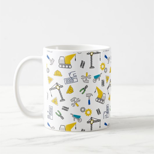 建設要素 コーヒーマグカップ (左)