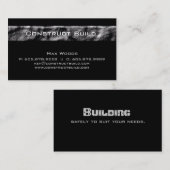 建設請負業者の名刺の石 名刺 (正面/裏面)
