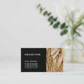 建設請負業者の名刺木黒 名刺 (スタンド正面)