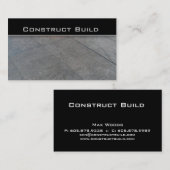 建設請負業者の私道の名刺2 名刺 (正面/裏面)