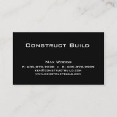 建設請負業者の私道の名刺2 名刺 (裏面)