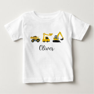 建設車両 – ダンプトラック ベビーTシャツ