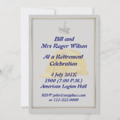 建設鉄骨工退職招待状 招待状 (裏面)