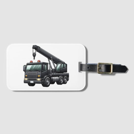 建設/クレーン車 ラゲッジタグ (正面横)