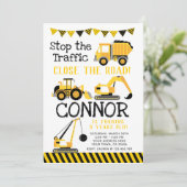 建設、ダンプトラック 招待状 (スタンド正面)