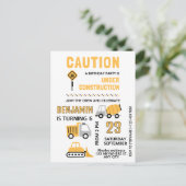 建設 誕生日パーティー ポストカード (スタンド正面)