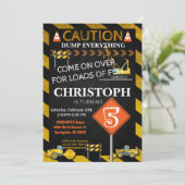 建設 誕生日パーティー 招待状 (スタンド正面)