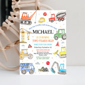 建設 誕生日パーティー 招待状