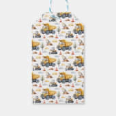 建設 誕生日 サンクス ネーム ディガー ギフトタグ (裏面)