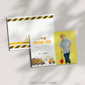 建設 誕生日 フォト ありがとう カード