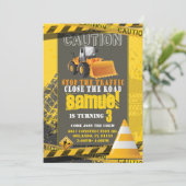 建設 誕生日 招待状 (スタンド正面)