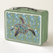 弁当箱 – 亀が泡を泳ぐ (裏面)