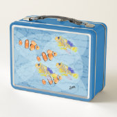 弁当箱：熱帯魚の学校 メタルランチボックス (裏面)