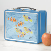 弁当箱：熱帯魚の学校 メタルランチボックス (インサイチュ)