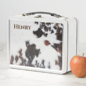 弁当箱 – 茶色/白コウィド (インサイチュ)