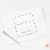 弁当編集可能ステッカー スクエアシール (封筒)