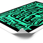 弁木箱デザイン ポスター (角)