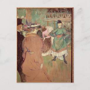 弁柄のアンリーdeツールーズLautrec のQuadrille ポストカード