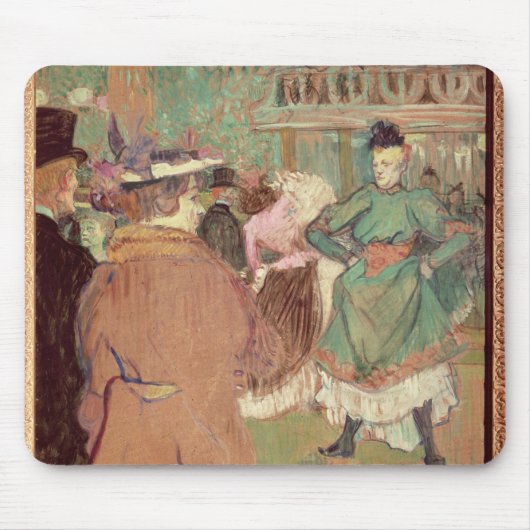 弁柄のアンリーdeツールーズLautrec |のQuadrille マウスパッド (正面)