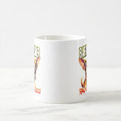 弁解なんかより吠えろワン!サイケなチワワ コーヒーマグカップ (中央)